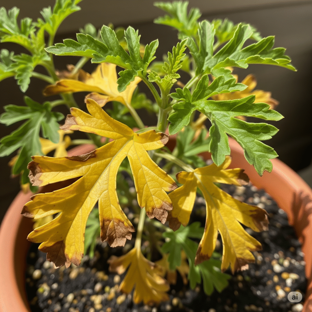 Citronella Plant Leaves Turning Yellow