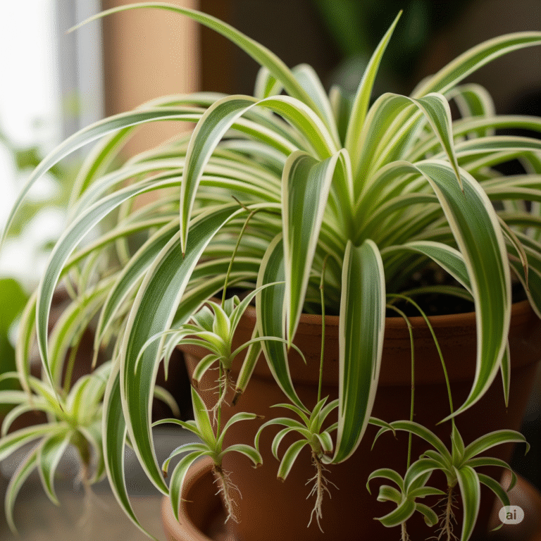 Growing Spider Plant Babies in Water