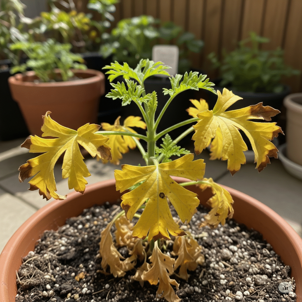 Citronella Plant Leaves Turning Yellow