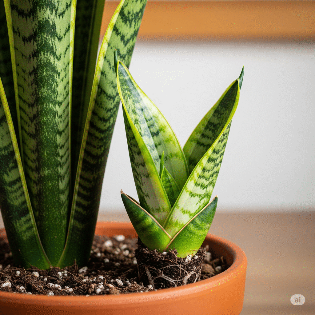 Remove Snake Plant Pups