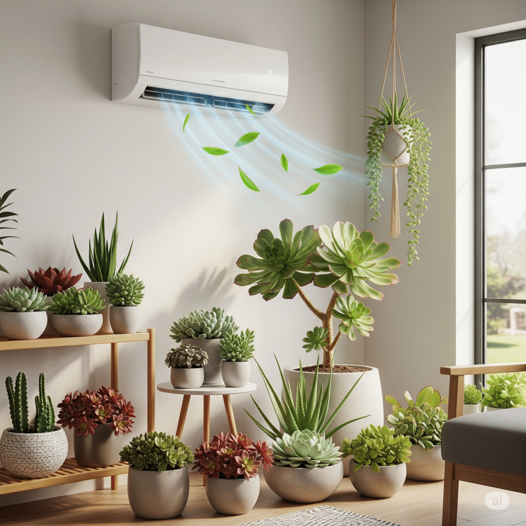 Succulents Survive In An Air Conditioned Room
