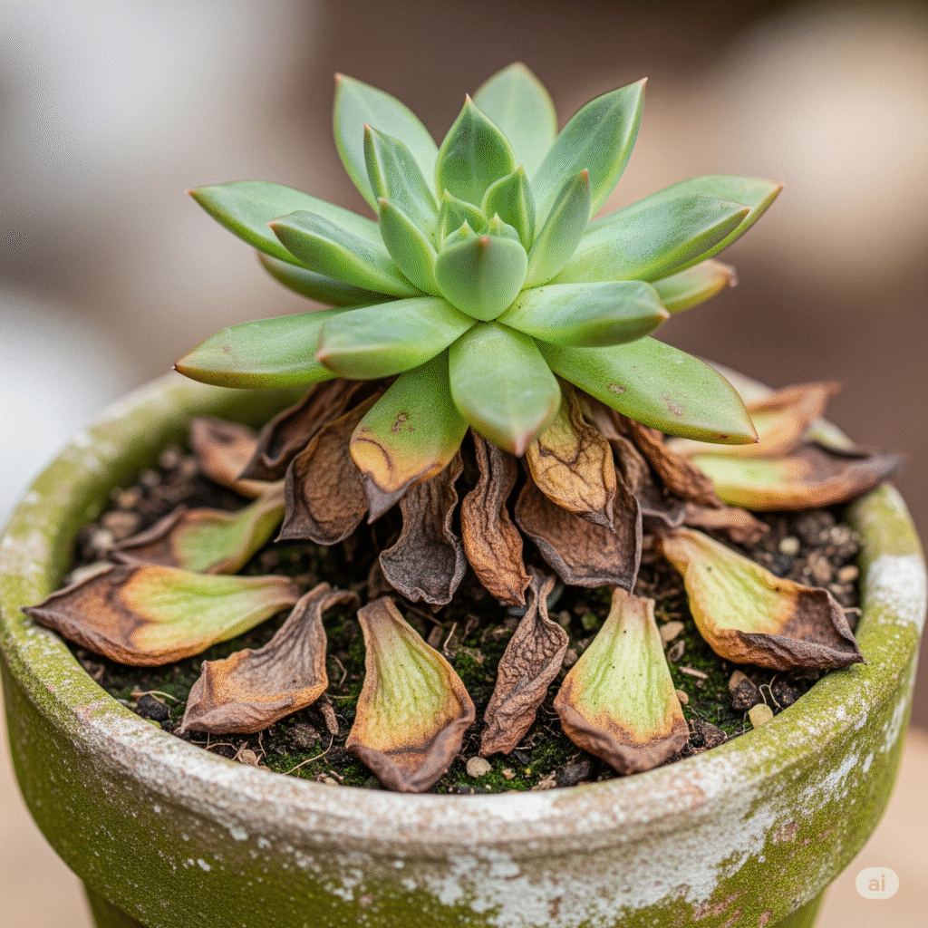 Succulent Plant Leaves Falling Off