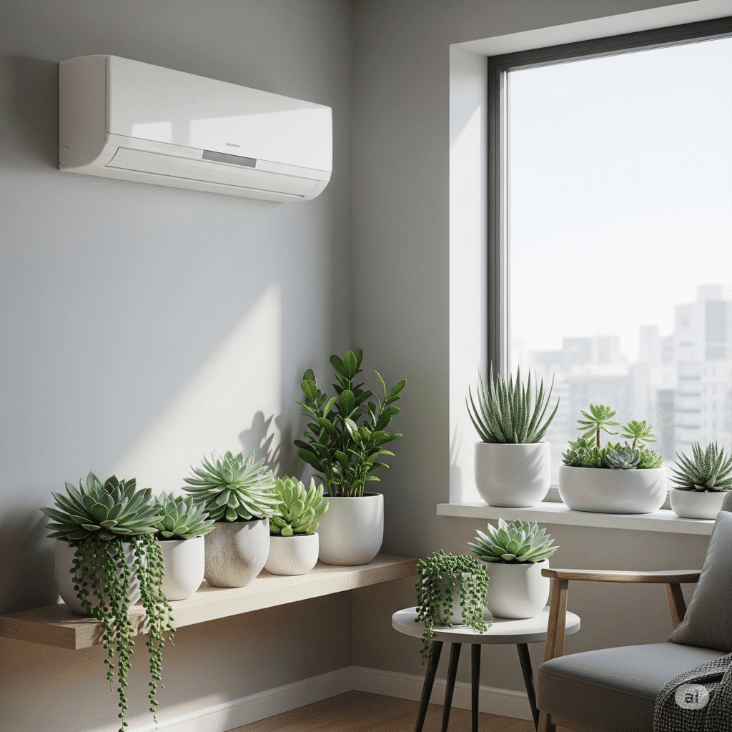 Succulents Survive In An Air Conditioned Room