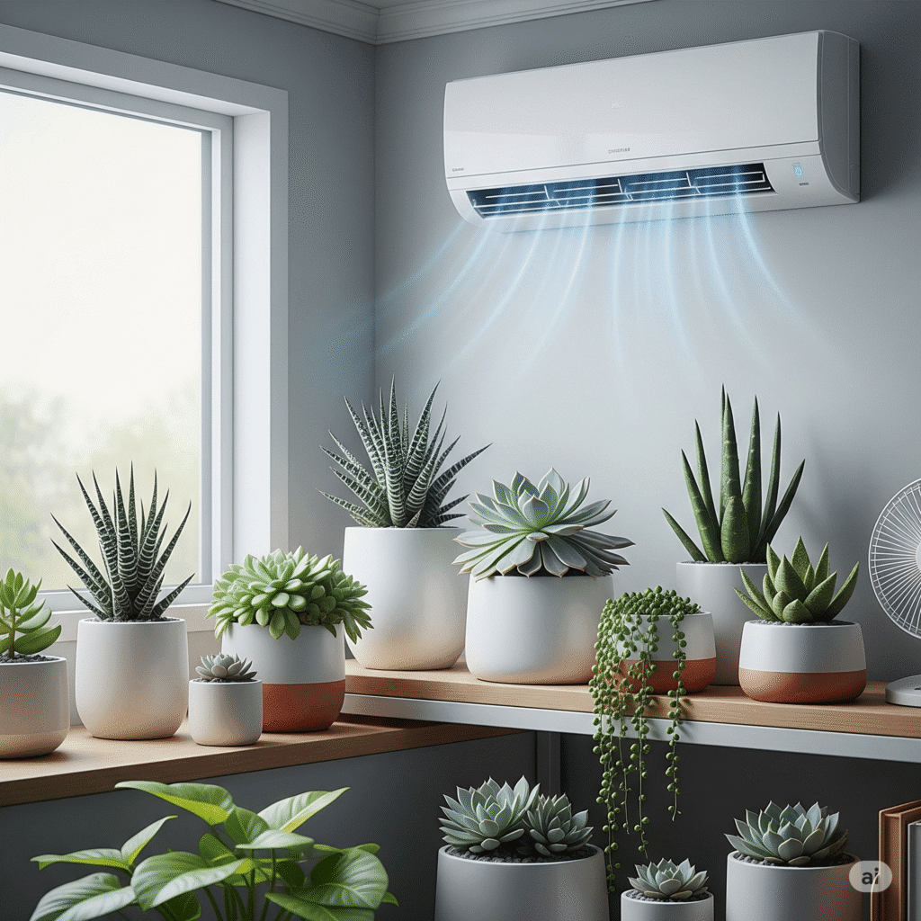 Succulents Survive In An Air Conditioned Room
