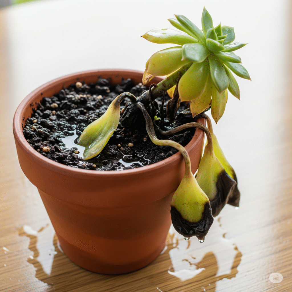 Save An Overwatered Succulent Plant