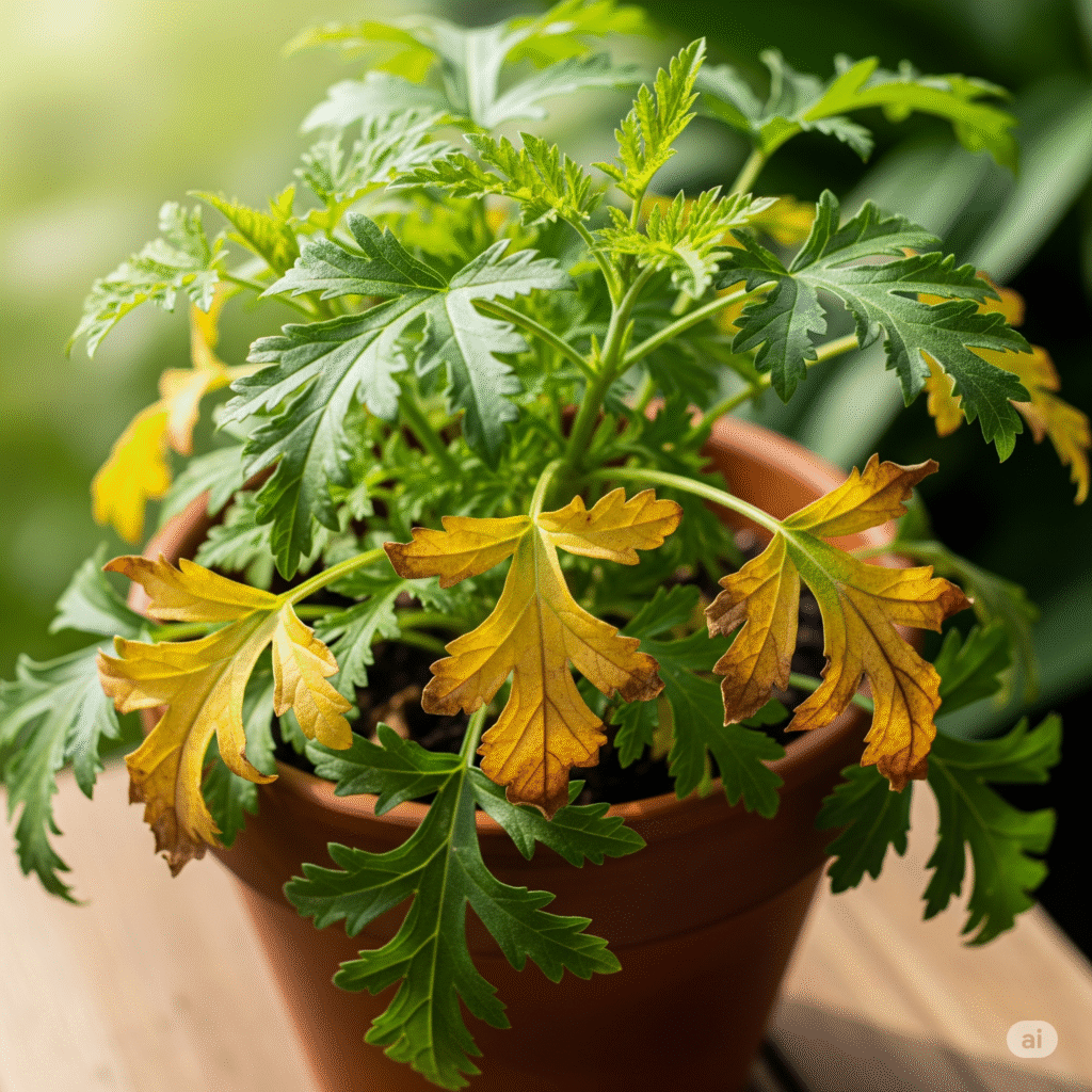 Citronella Plant Leaves Turning Yellow