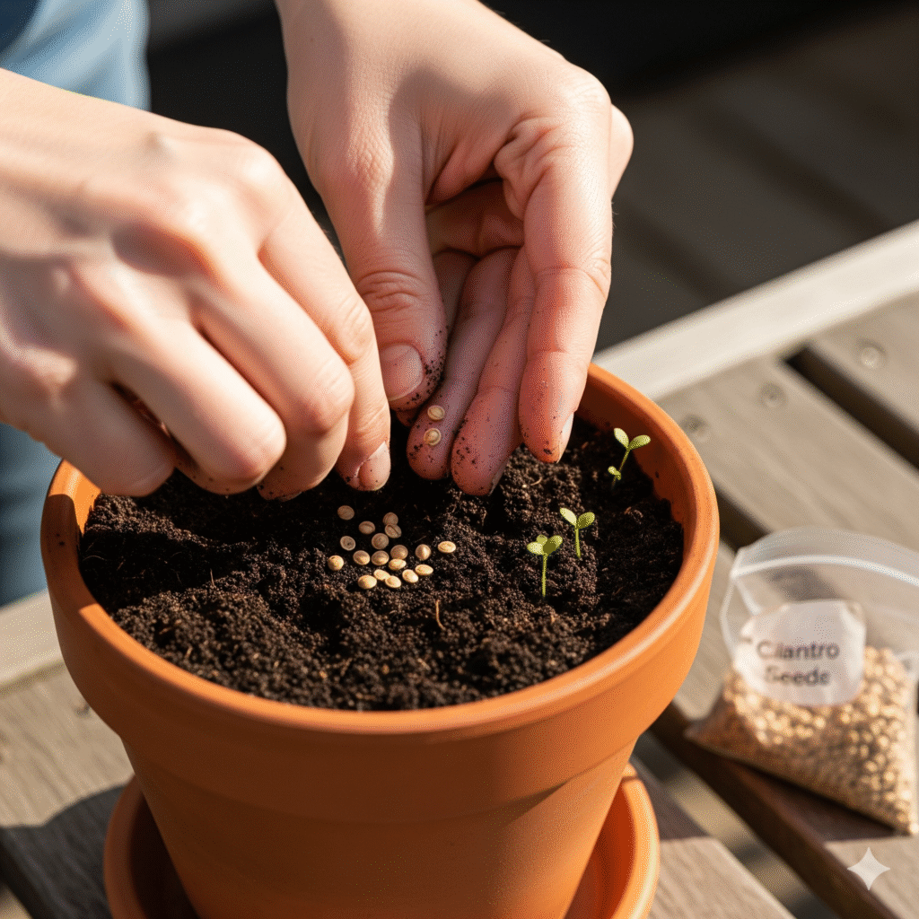 Grow Cilantro From Seeds