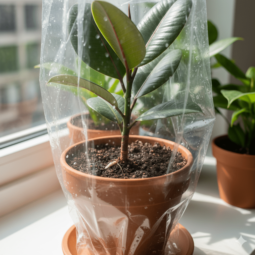 Propagate a Rubber Plant Tree