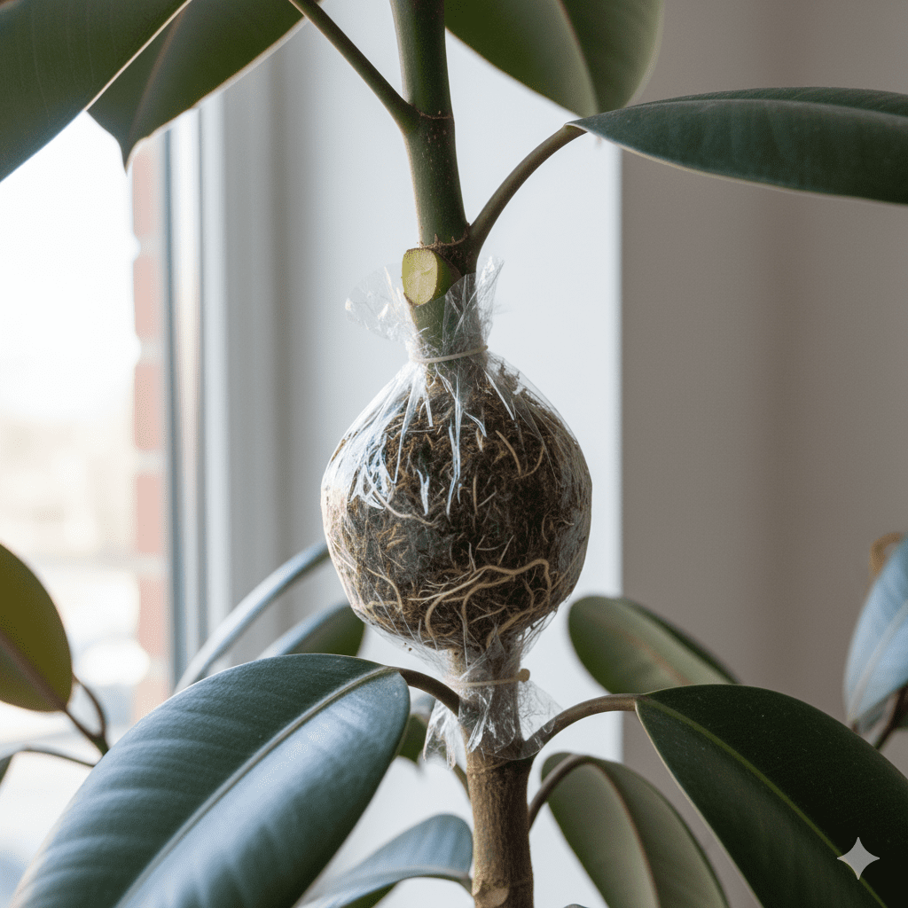 Propagate a Rubber Plant Tree