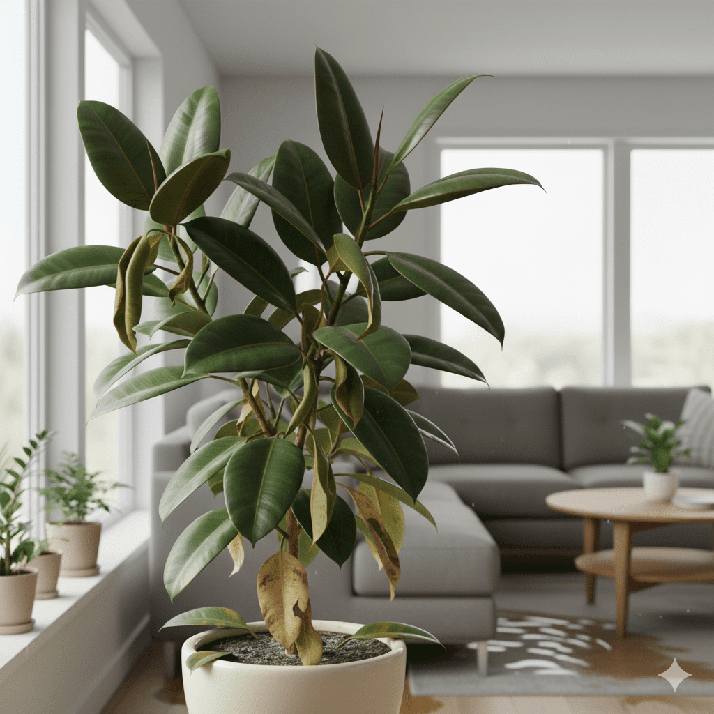 Water Rubber Plant the Right Way