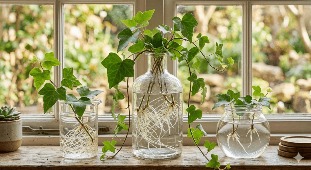 English Ivy Grow in Water