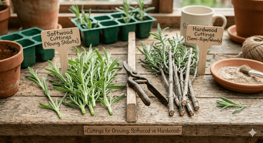 Softwood vs Hardwood Lavender Cuttings