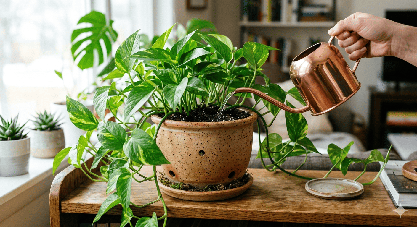 pothos watering