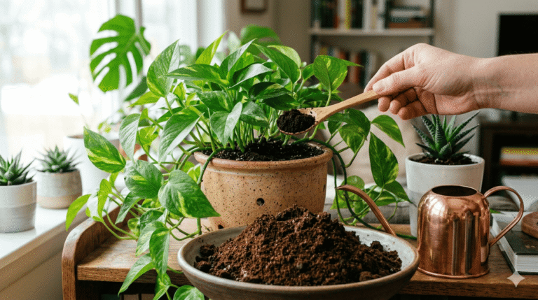 coffee grounds as fertilizer