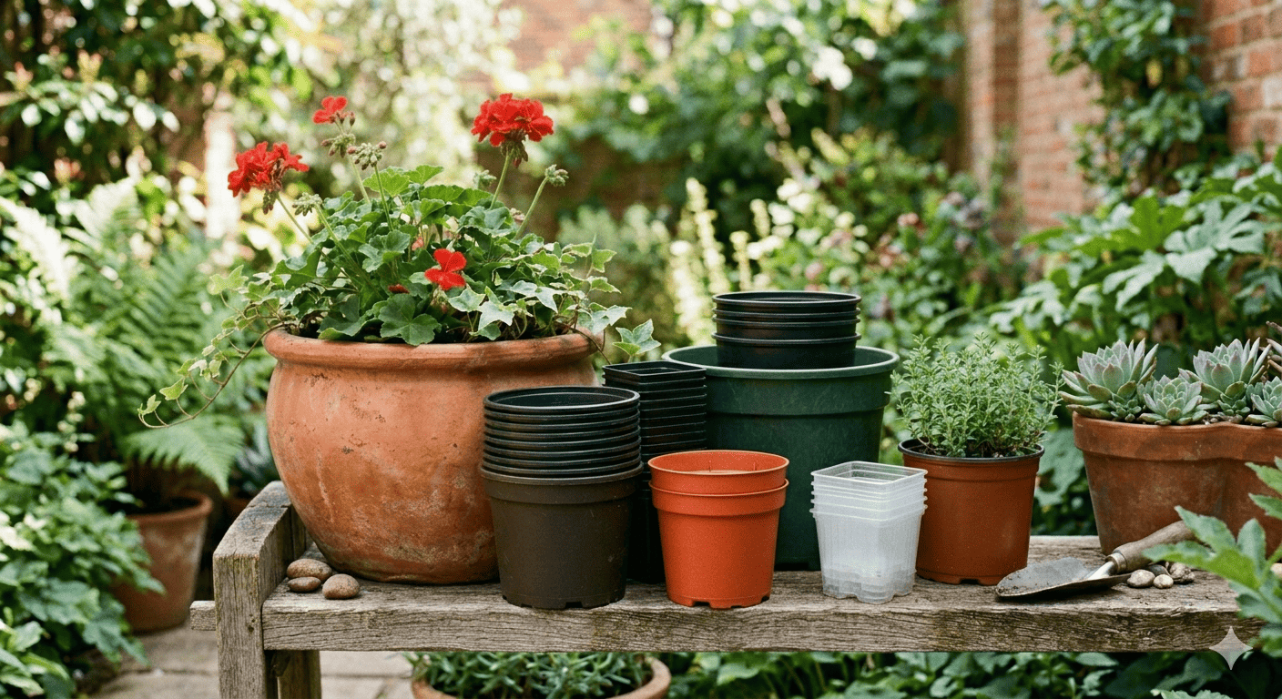 Terracotta Pots vs Plastic Pots