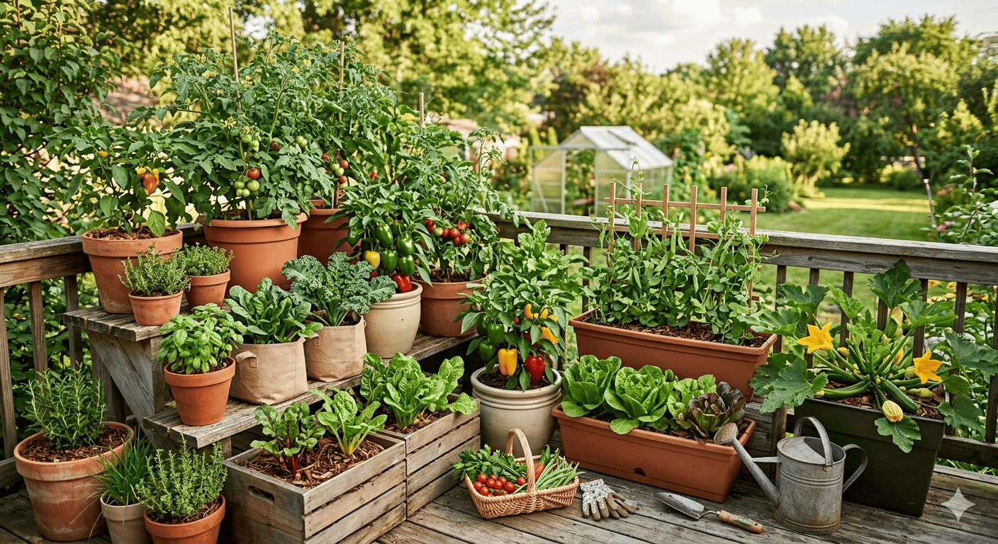 container vegetable garden