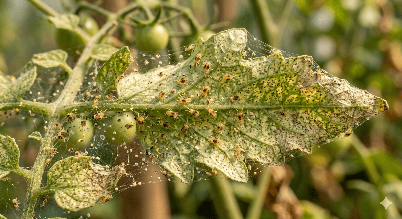 spider mites on houseplants